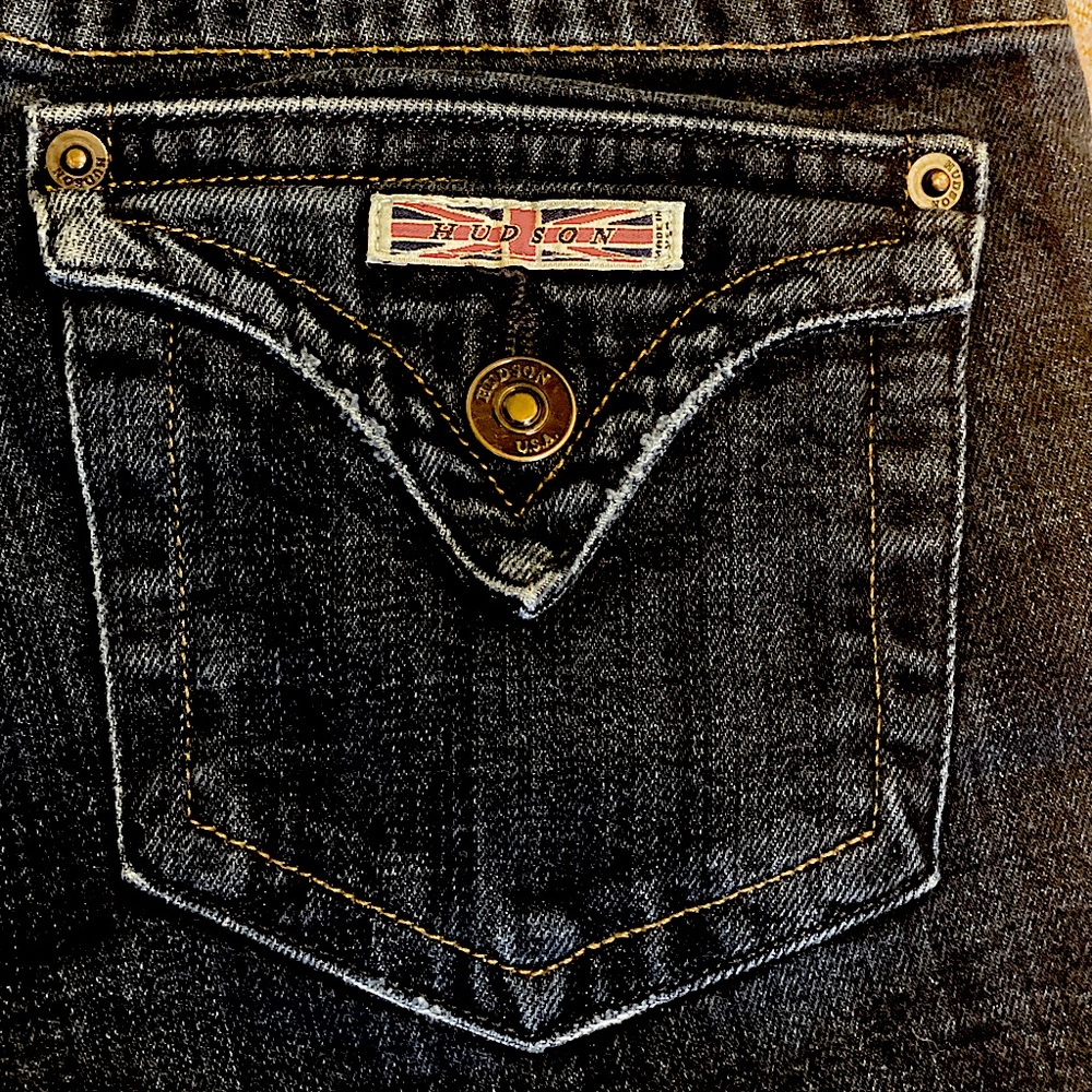 Size 25 Hudson Bootcut Jeans - Dark Indigo
